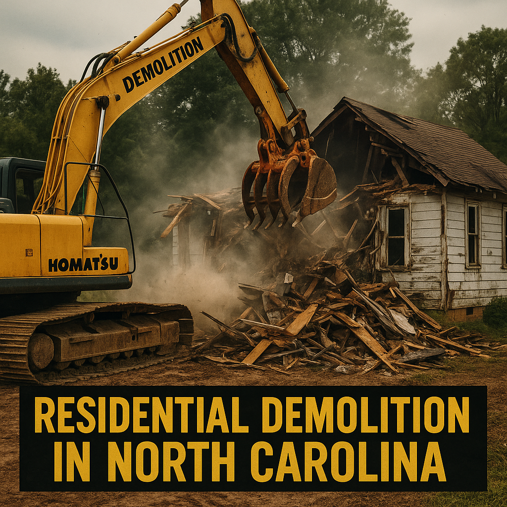 Residential Demolition In North Carolina