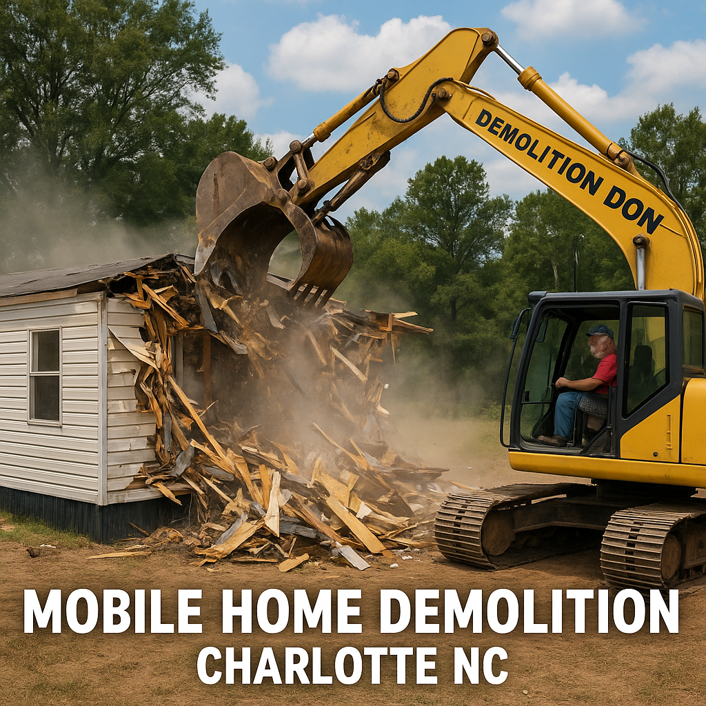 Mobile Home Demolition Charlotte NC