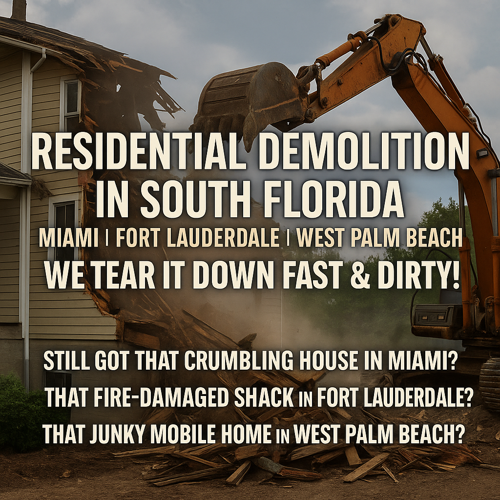 Residential Demolition In South Florida