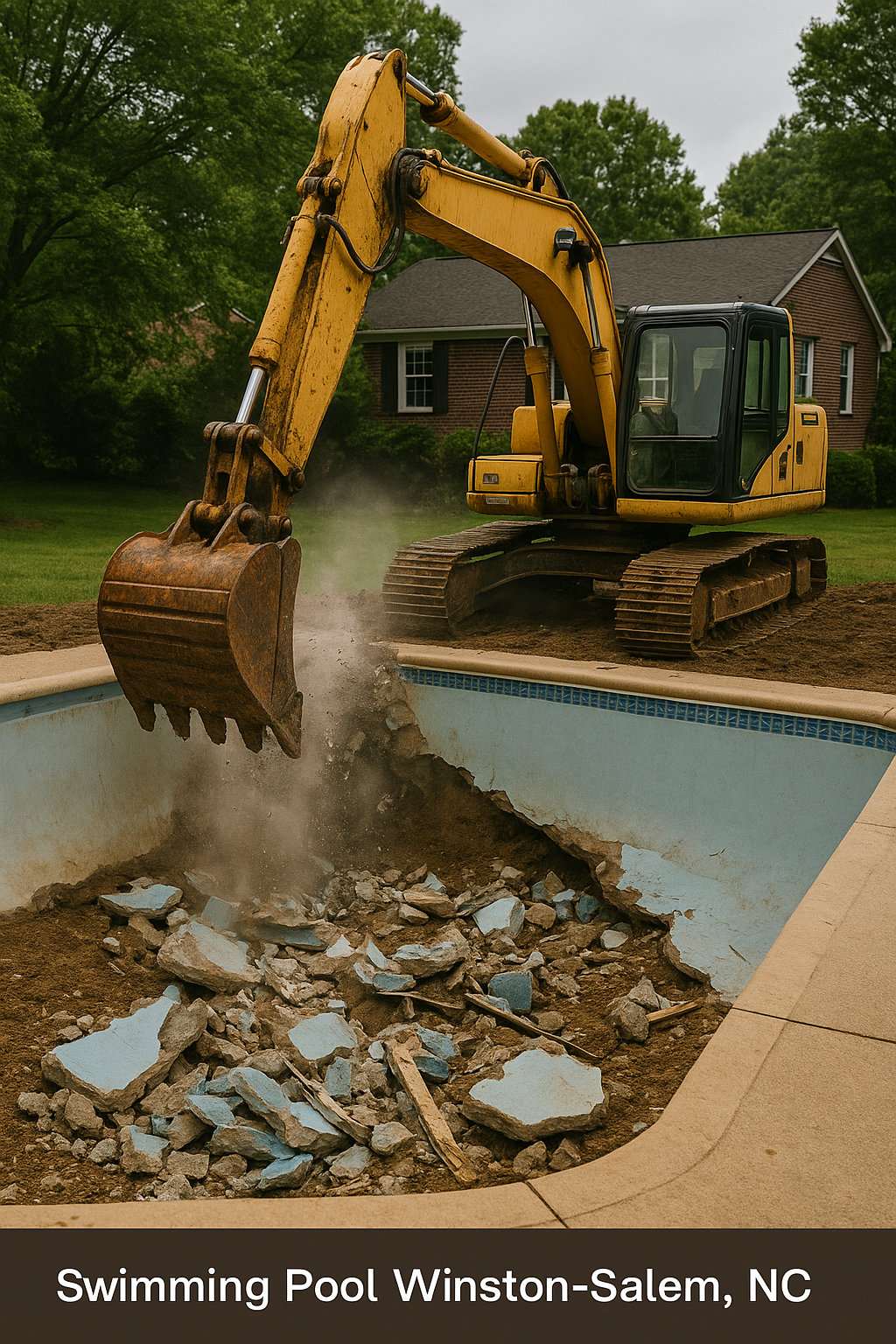 Swimming Pool Demolition Winston Salem NC