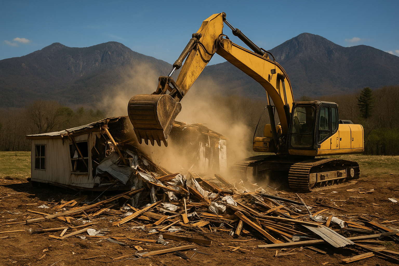 Single Wide Demolition Asheville NC